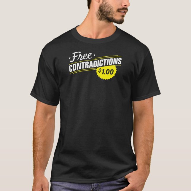 T-SHIRT FREE CONTRADICTIONS (Devant)