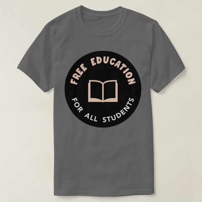 T-shirt Free Education Free College (Design devant)