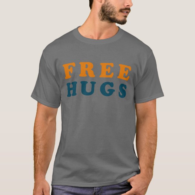 T-shirt Free hugs (Devant)