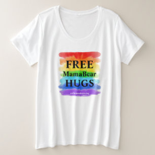 T-shirt Free Hugs Plus Size