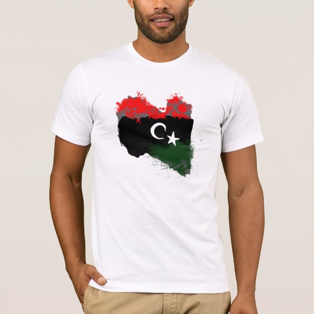 T-shirt Free Libya (Devant)