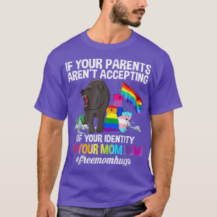 T-shirt Free Mom Hugs Fier Mama Bear LGBT Gay pride LGBTQ