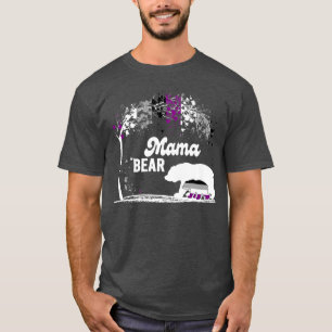 T-shirt Free Mom Hugs Fiers Mama Bear Aseual Pride LGBT Al