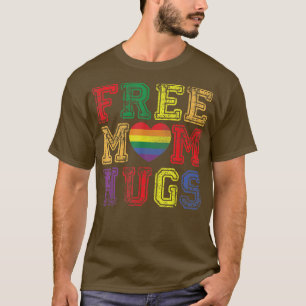T-shirt Free Mom Hugs LGBT Heart Support LGBT Pride