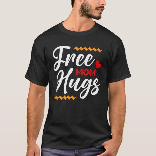 T-shirt Free Mom Hugs LGBT Transgender Bisexual Pride Mont (Devant)