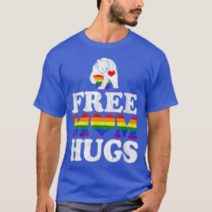 T-shirt Free Mom Hugs Mama Bear For Prith Mois LGBT