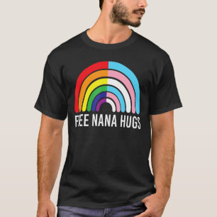 T-shirt Free Nana Hugs Rainbow Transgender Drapeau Lgbtq G