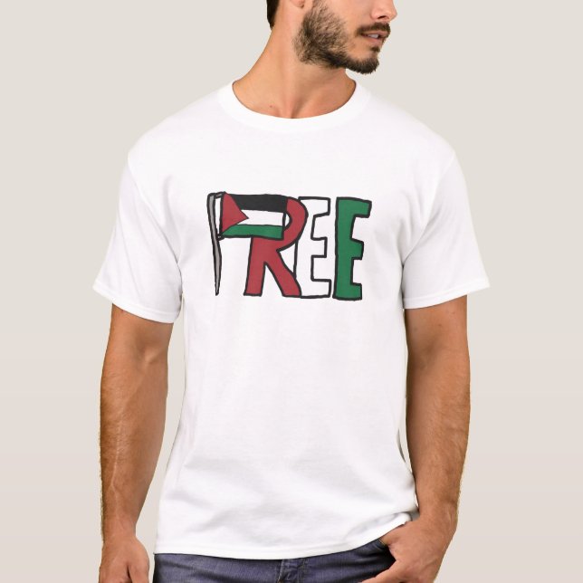 T-shirt Free Palestine (Devant)