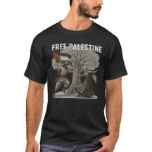T-Shirt Free Palestine – Racines de la Liberté