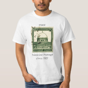 T-Shirt Free Palestine   Timbre Palestine Historiq