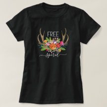 Free Spirit Modern Boho Chic Fleurs Antlers