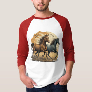 T-shirt Free Spirits Run Wild & rider amants.