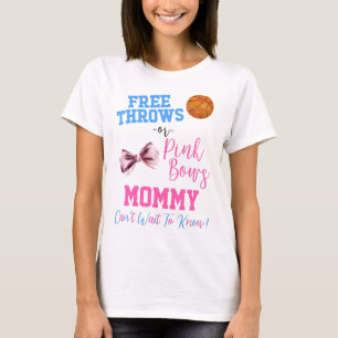 T-shirt Free Throws ou Pink Bows Basketball Genre Reveille