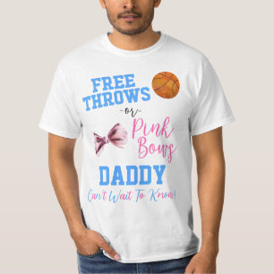 T-shirt Free Throws ou Pink Bows Basketball Genre Reveille