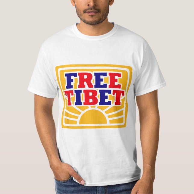 T-shirt Free Tibet (Devant)