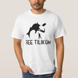 T-shirt Free Tilikum Save Orca Killer Whale