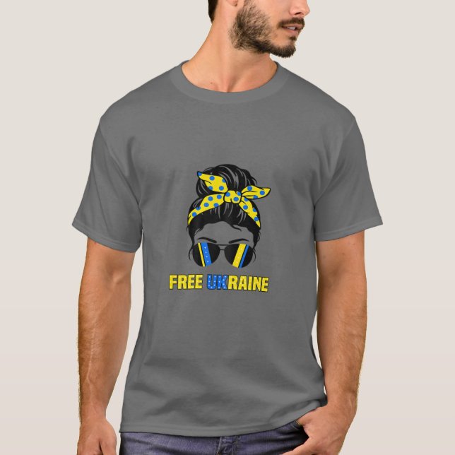 T-shirt Free Ukraine (Devant)