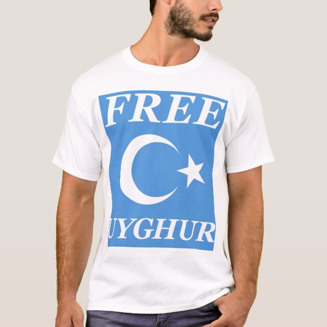 T-SHIRT FREE UYGHUR (Devant)