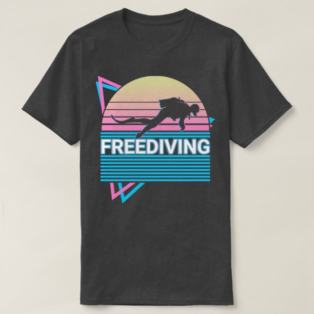 T-shirt Freediver Freediver Retro (Design devant)