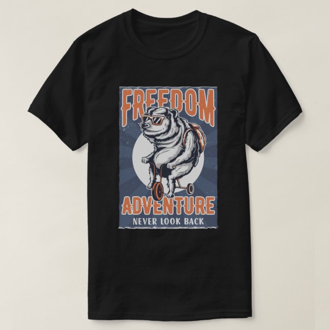 T-shirt Freedom Adventure (Design devant)