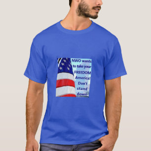 T-shirt Freedom America (sombre)