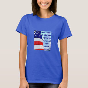 T-shirt Freedom America (sombre)