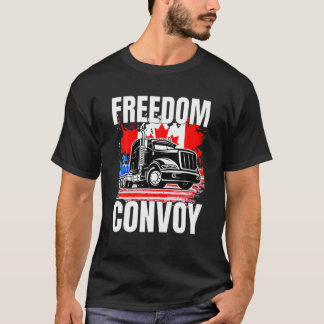 T-shirt Freedom Convoy 2022 À L'Appui Du Mandat Des Camion