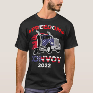 T-shirt Freedom Convoy 2022 À l'appui du mandat des camion