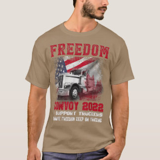 T-shirt Freedom Convoy 2022 À l'appui du mandat des camion