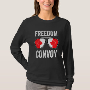 T-shirt Freedom Convoy 2022 Lunettes de soleil pour drapea