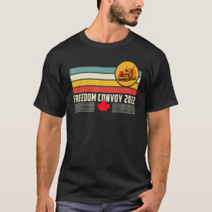 T-shirt Freedom Convoy 2022 Soutien Mand de camionneurs ca