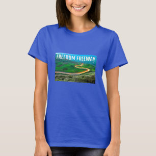 T-shirt Freedom Freeway (sombre)