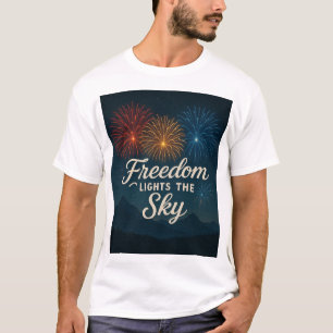 T-shirt Freedom Lights the Sky, 4 juillet leur design.