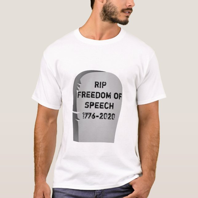 T-shirt freedom of speech (Devant)
