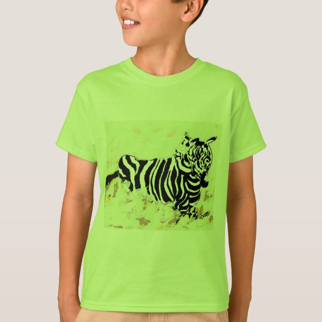T-shirt : Freedom Of The Zebra  (Devant)