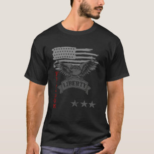 T-shirt Freedom Over Fear Pro Gun USA Flag 2e amendement