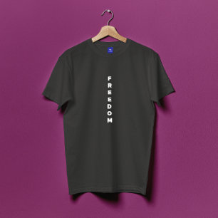 T-shirt FREEDOM Vêtements de rue urbains cool