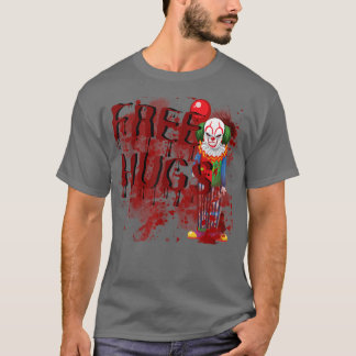 T-shirt FreeHugs Clown Lazy Costume d'Halloween Déplaisant