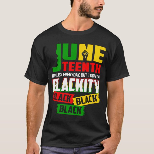 T-shirt Freeish 1865 Black History Pride African American (Devant)