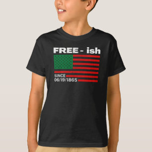 T-shirt Freeish Depuis 1865, Junénième histoire noire T-Sh