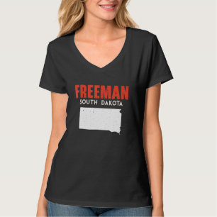 T-shirt Freeman Dakota du Sud États-Unis État Amérique Voy