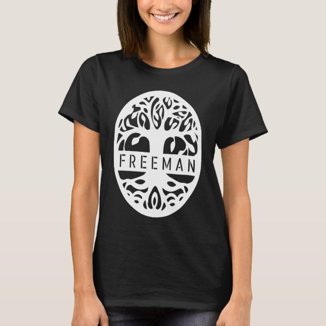 T-shirt Freeman Jour de la St Patrick Racines Celtes Corre (Devant)