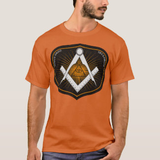 T-shirt Freemason Masonic Membre Carré Compass