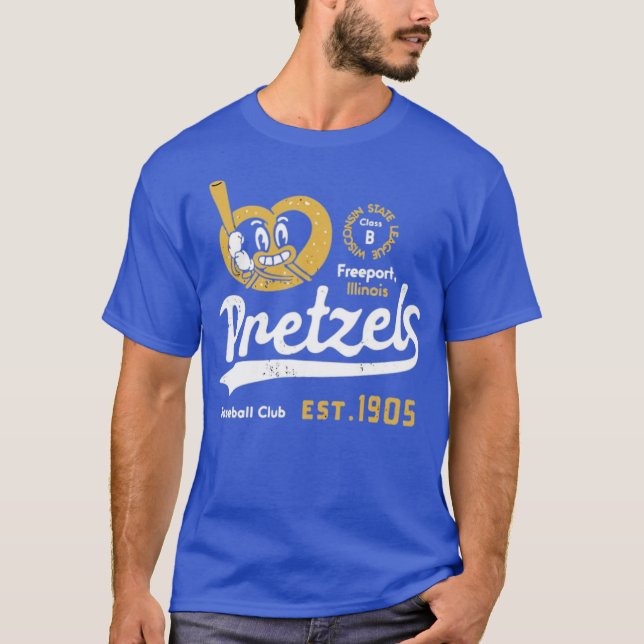 T-shirt Freeport Pretzels - Illinois (Devant)