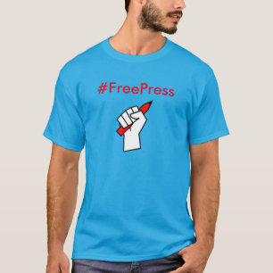 T-shirt #FreePress personnalisé