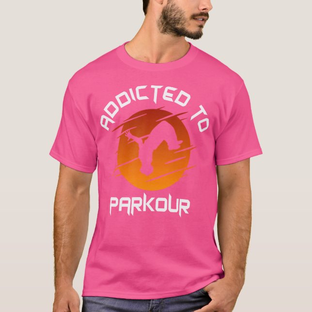 T-shirt Freerunner Freerunning Addict Au Parkour (Devant)