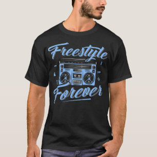 T-shirt Freestyle Forever Music Boom Box Radio Amour Musiq