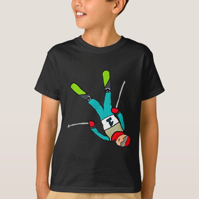 T-shirt Freestyle skiing  (Devant)