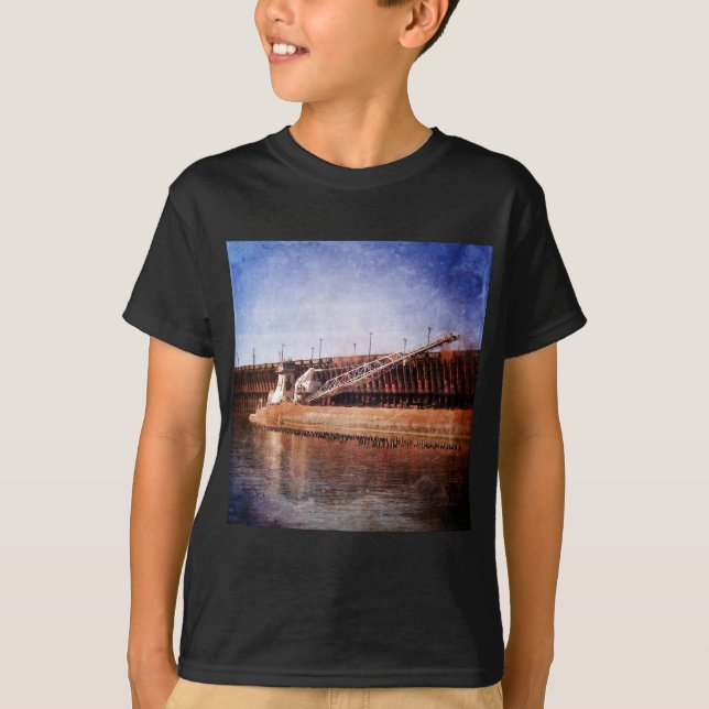 T-shirt Freighter des Grands Lacs Vintages (Devant)