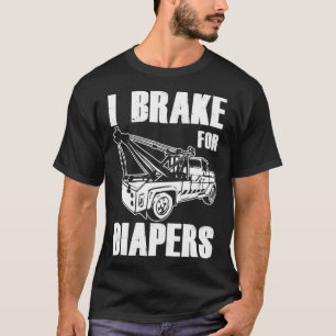T-shirt Freinage de camion de remorque de camion de papa T